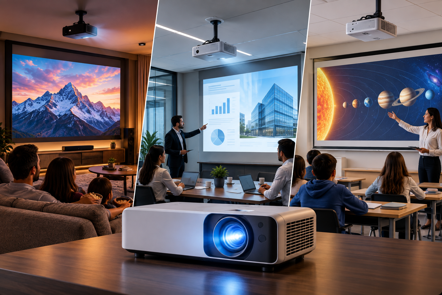 How to Choose the Right Projector for Your Home, Office & Classroom