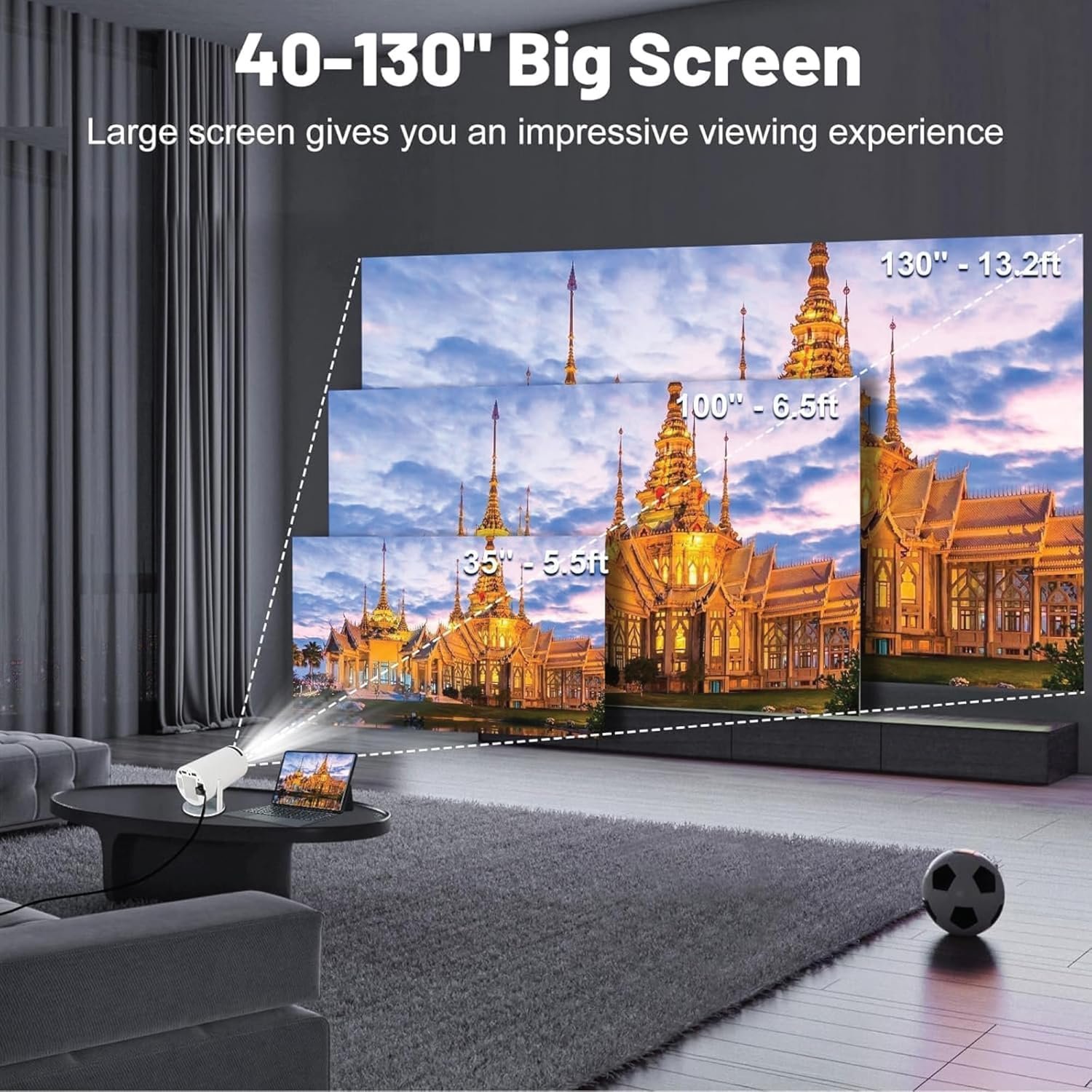 Jambar JP-T50 Led Projector6