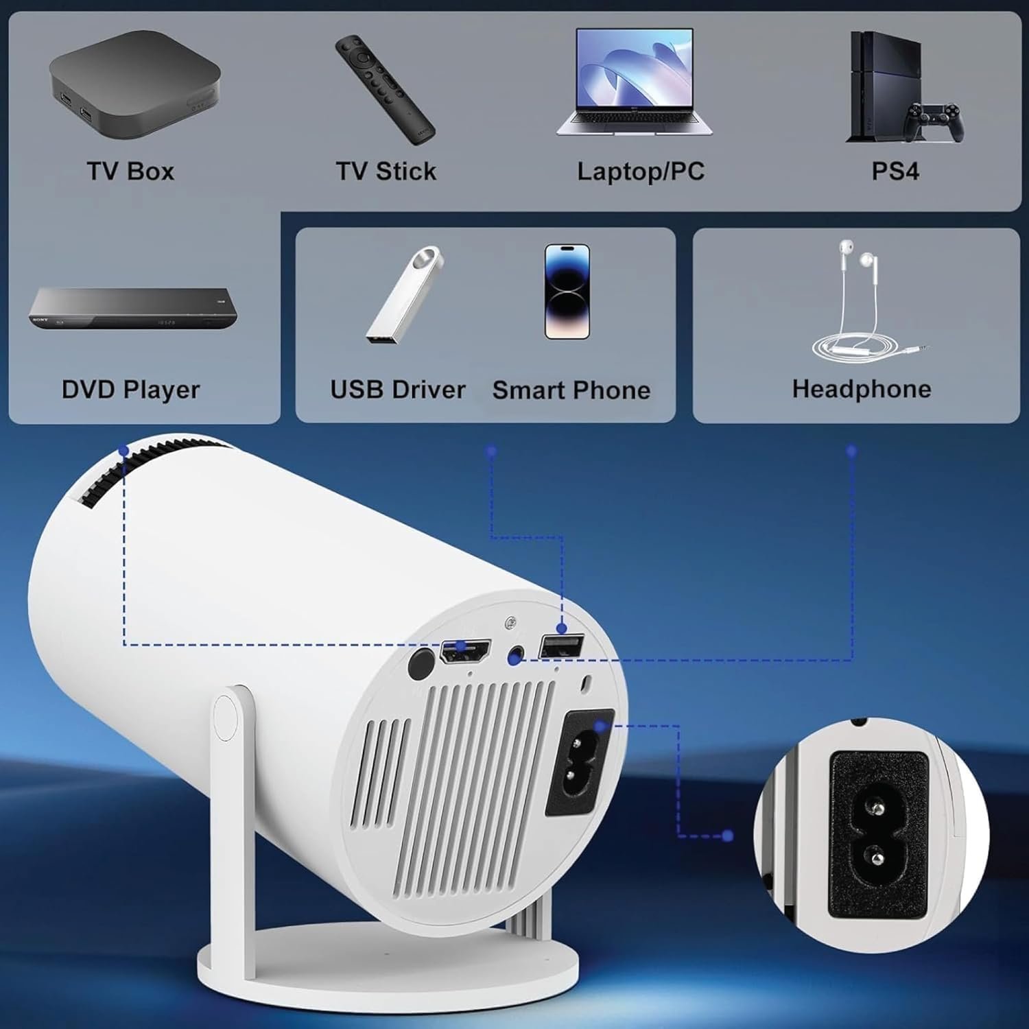 Jambar JP-T50 Led Projector7