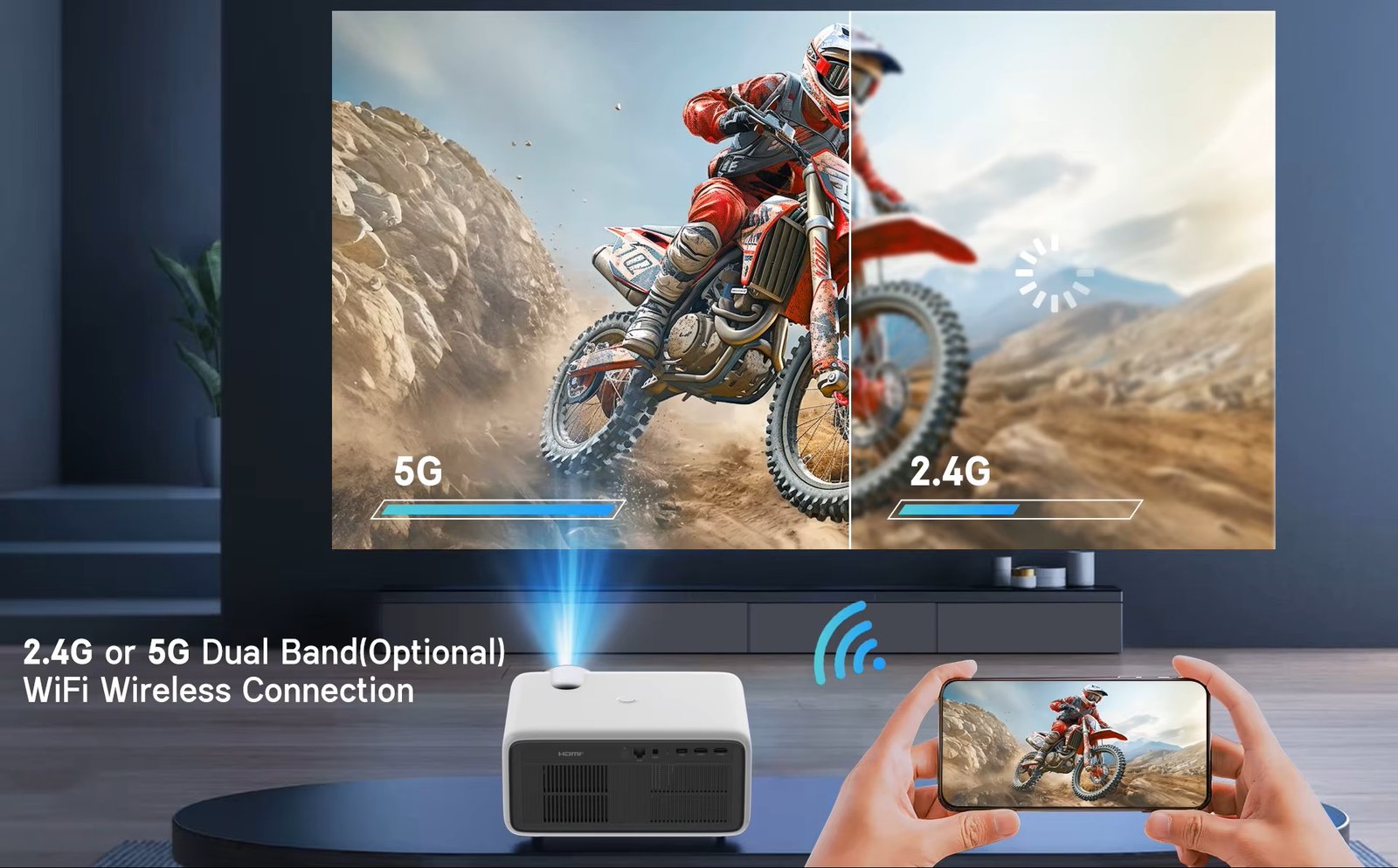 Jambar S-10 Smart LED Projector6