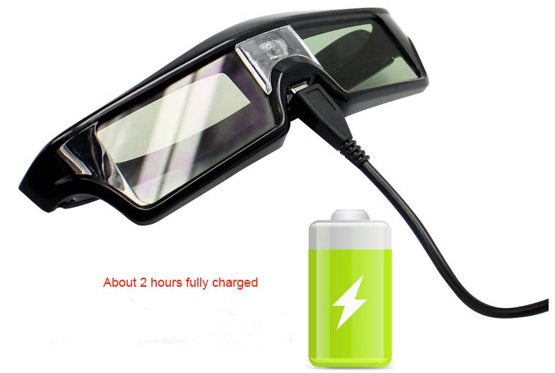 JD-08 DLP Active Shutter 3D Glasses5