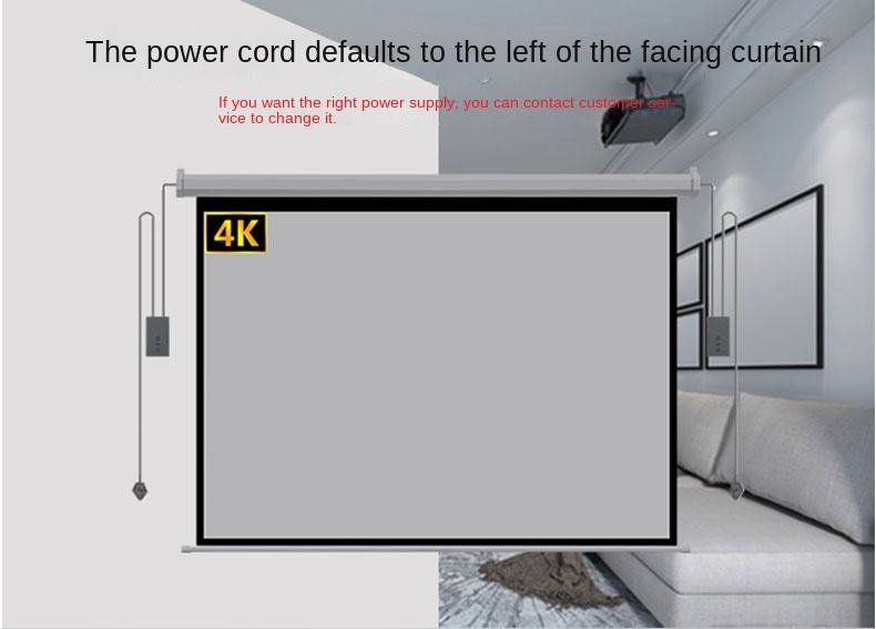 Motorized Projector Screen3